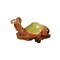 Barcana 19.5" Brown and Green Sitting Camel Christmas Nativity Figurine